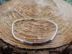 Náhrdelník - černý a modrý