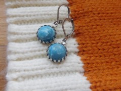 Náhrdelník - černý a modrý