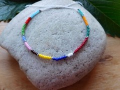 Náhrdelník - černý a modrý