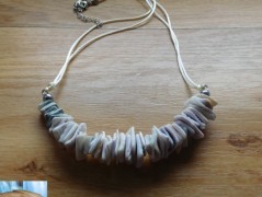 Náhrdelník - černý a modrý