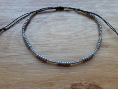 Náhrdelník - černý a modrý