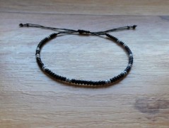 Náhrdelník - černý a modrý