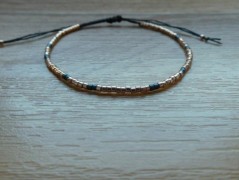 Náhrdelník - černý a modrý