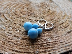 Náhrdelník - černý a modrý