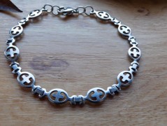 Náhrdelník - černý a modrý