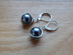 Náhrdelník - černý a modrý