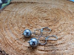 Náhrdelník - černý a modrý