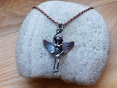 Náhrdelník - černý a modrý