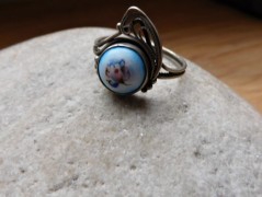 Náhrdelník - černý a modrý