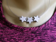 Náhrdelník - černý a modrý