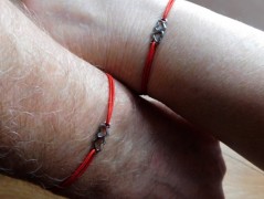 Náhrdelník - černý a modrý