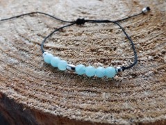 Náhrdelník - černý a modrý