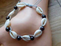 Náhrdelník - černý a modrý