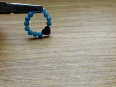 Náhrdelník - černý a modrý