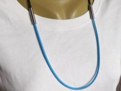 Náhrdelník - černý a modrý