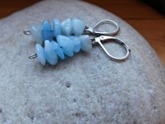 Náhrdelník - černý a modrý