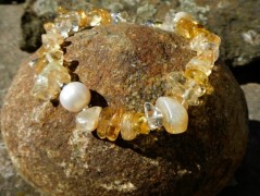 Náhrdelník - černý a modrý