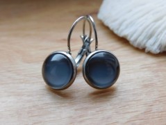 Náhrdelník - černý a modrý