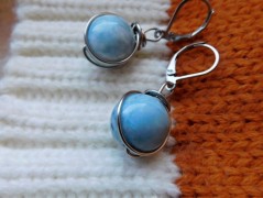 Náhrdelník - černý a modrý