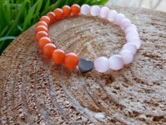 Náhrdelník - černý a modrý