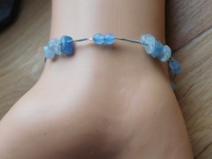 Náhrdelník - černý a modrý