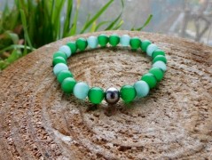 Náhrdelník - černý a modrý