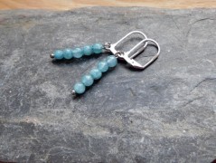 Náhrdelník - černý a modrý