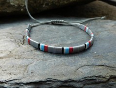 Náhrdelník - černý a modrý