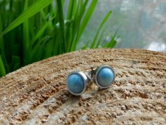 Náhrdelník - černý a modrý