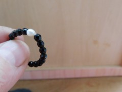 Náhrdelník - černý a modrý