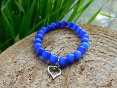 Náhrdelník - černý a modrý