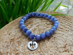 Náhrdelník - černý a modrý