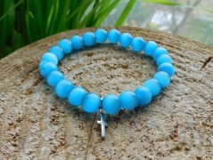 Náhrdelník - černý a modrý