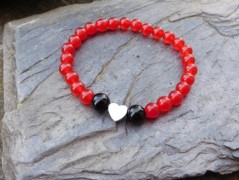 Náhrdelník - černý a modrý