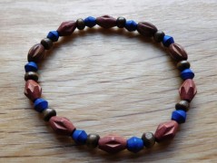 Náhrdelník - černý a modrý