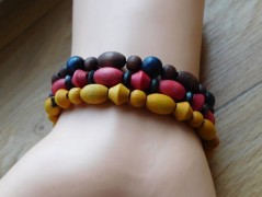 Náhrdelník - černý a modrý