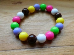 Náhrdelník - černý a modrý