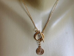 Náhrdelník - černý a modrý