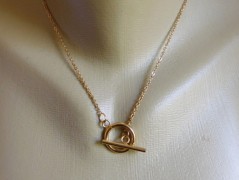 Náhrdelník - černý a modrý