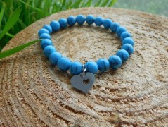 Náhrdelník - černý a modrý