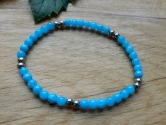 Náhrdelník - černý a modrý