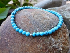 Náhrdelník - černý a modrý