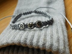 Náhrdelník - černý a modrý