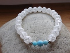 Náhrdelník - černý a modrý