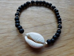 Náhrdelník - černý a modrý