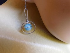 Náhrdelník - černý a modrý