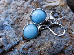 Náhrdelník - černý a modrý