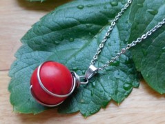 Náhrdelník - černý a modrý