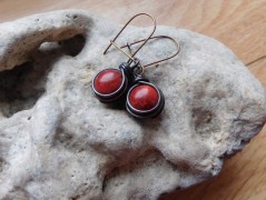 Náhrdelník - černý a modrý