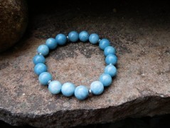 Náhrdelník - černý a modrý